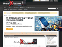 Tablet Screenshot of droidxforums.com